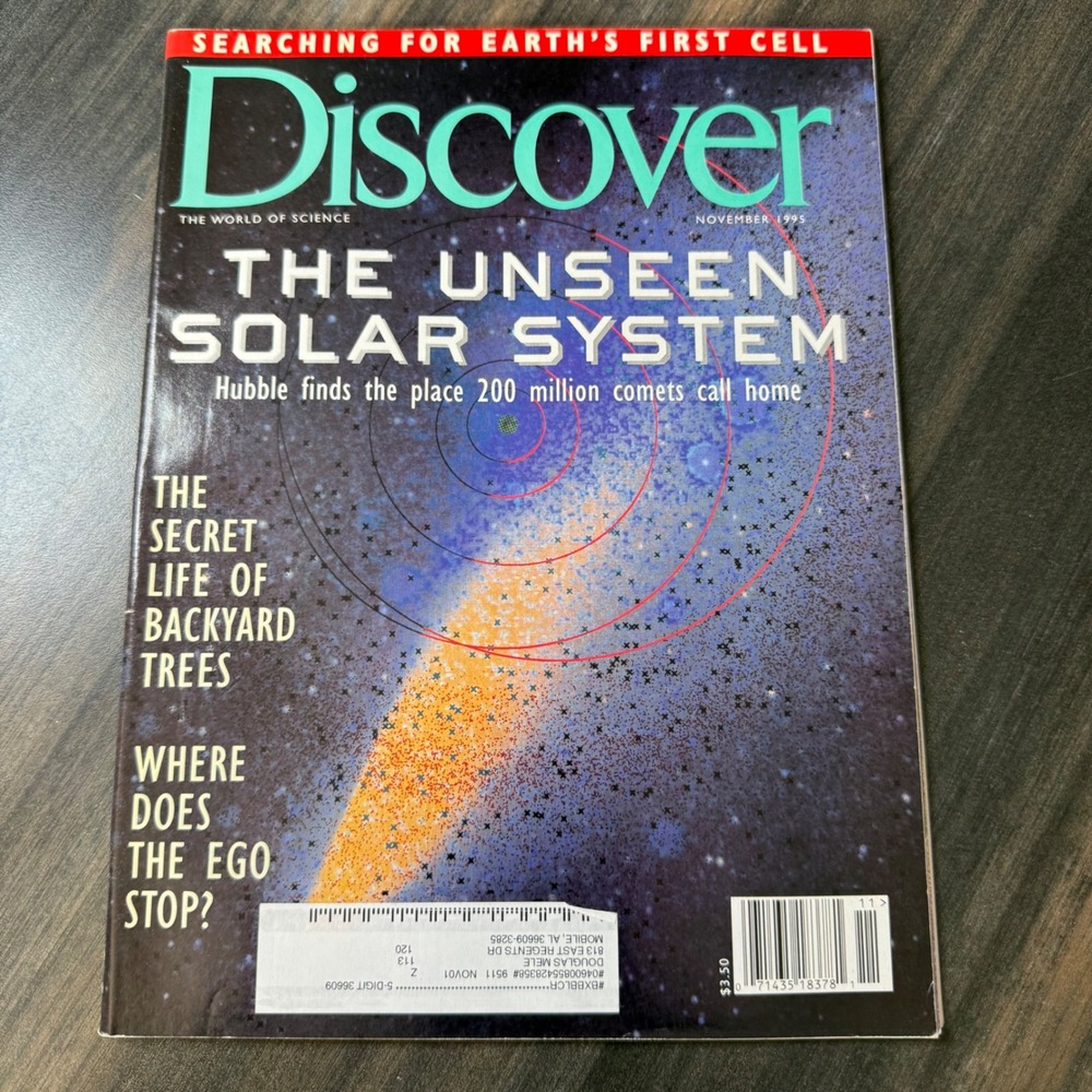 Discover Magazine November 1995 The Unseen Solar System Hubble‎ Comets Backyard